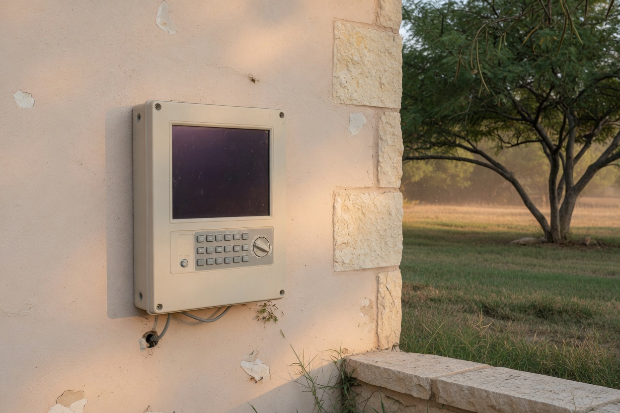 Smart irrigation controller for a Texas lawn